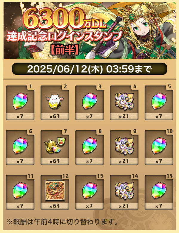 前半の報酬内容