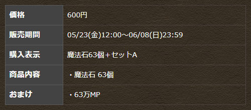 6300万DL達成記念セット