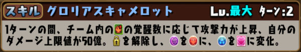 アルトリウスの変更前スキル
