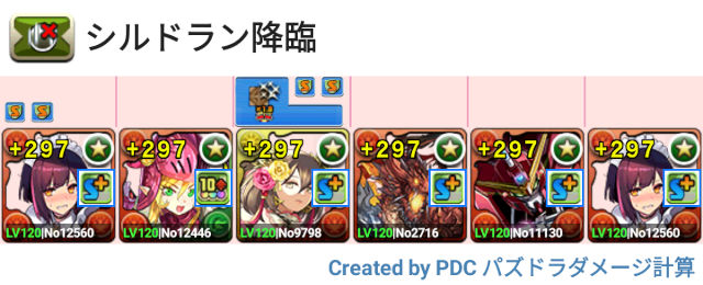 シルドラン降臨 メイドセイナ周回パ