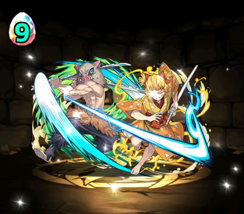のっちの鬼滅ガチャ７回目　善逸＆伊之助