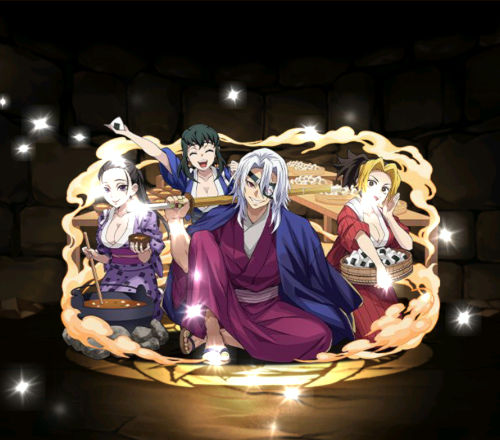 宇髄天元＆須磨＆まきを＆雛鶴　交換完了