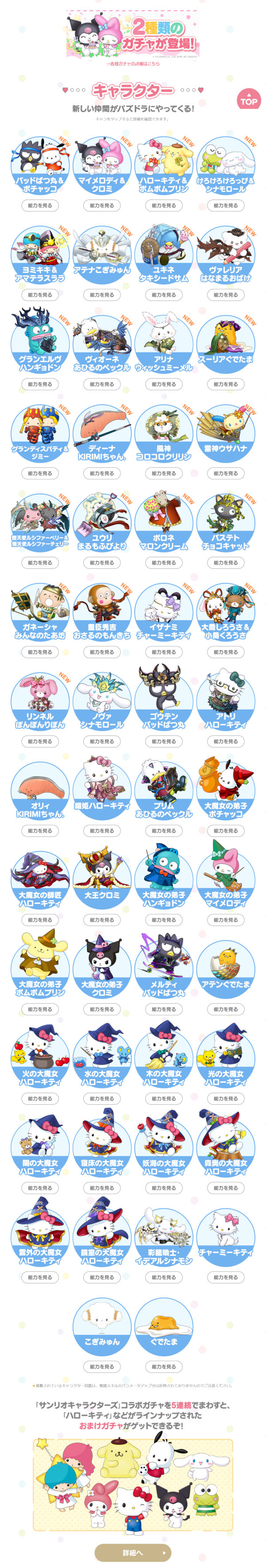 サンリオガチャ