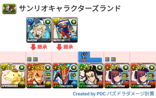サンリオコロシアム メイドセイナ周回パ
