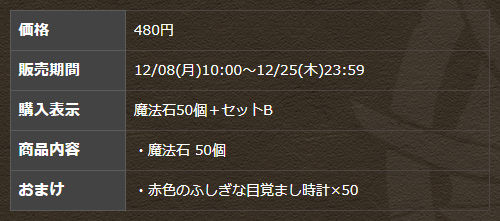 クリスマススペシャルセット