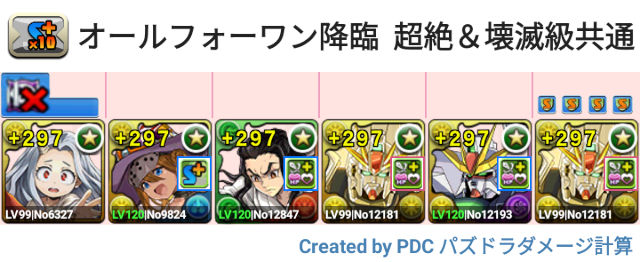 オール・フォー・ワン降臨 F91周回パ