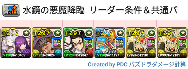 水鏡の悪魔降臨　F91共通パ