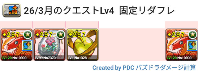 3月クエスト Lv4 ティラパ
