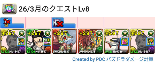 3月のクエスト Lv8　複製体フェルンパ