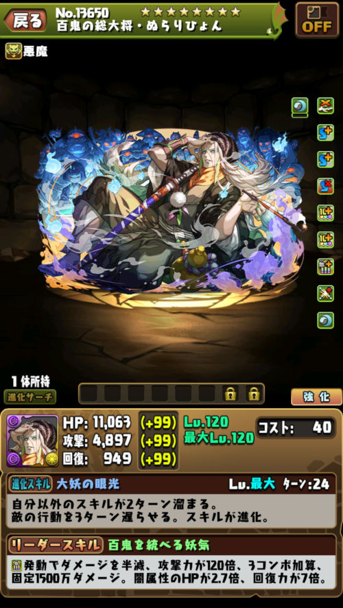 百鬼の総大将・ぬらりひょん１