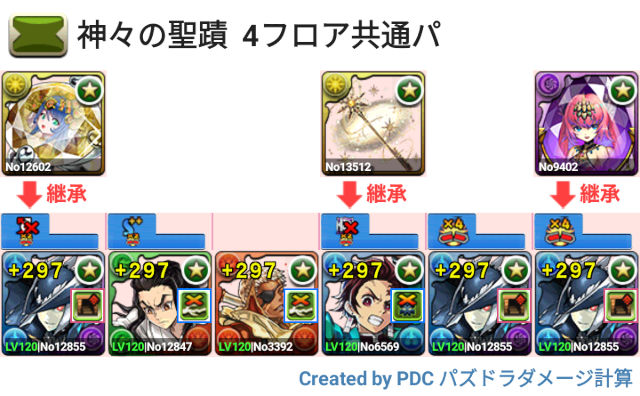 神々の聖蹟　試練ヘルメス共通パ