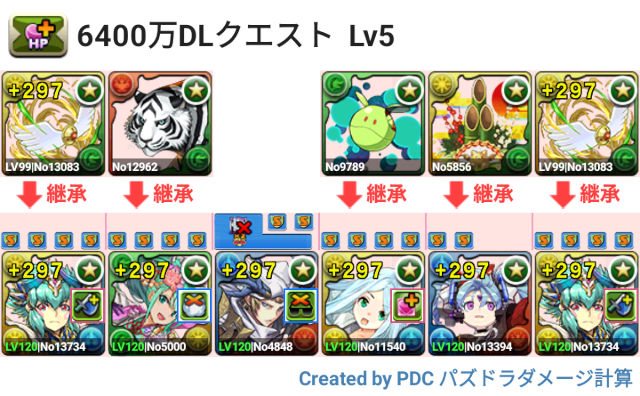 6400万DLクエスト Lv5 試練キオパ
